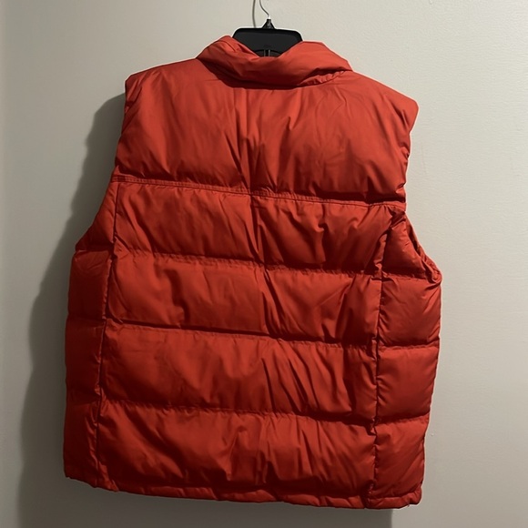 Men’s L.L Bean Orange Puffer Vest XL Reg LIKE NEW - Picture 10 of 10